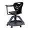 Flash Furniture Black Mobile Desk Chair - 360 Degree Tablet Rotation YU-YCX-019-BK-GG - alternate 4